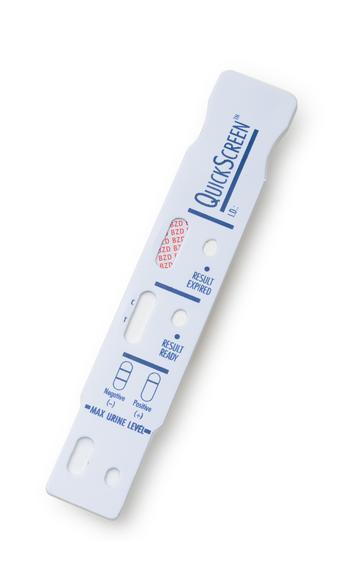 (25 Pack) 1 Panel QuickScreen Dipcard - 9027T - Benzodiazepines - BZO-Countrywide Testing